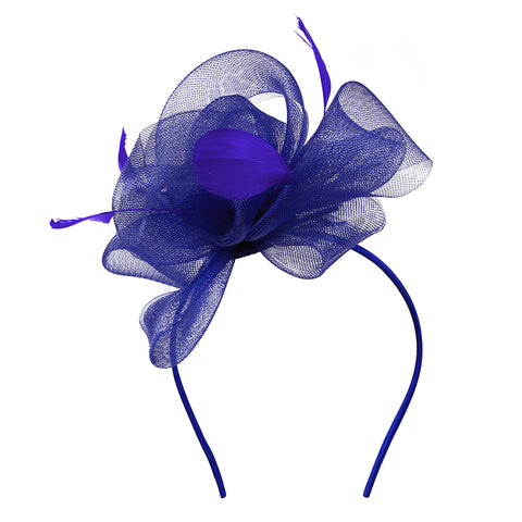 Vintage Feather Flower Mesh Fascinator, CA290045 (Ver.2)