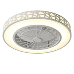 Livingandhome Round Acrylic Ceiling Mount LED Fan Light, DM0801