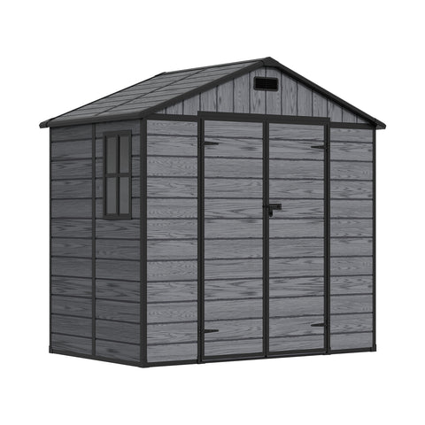 8x4FT Outdoor Plastic Garden Storage Shed, GS010048GS010049GS010050 (Ver.2)