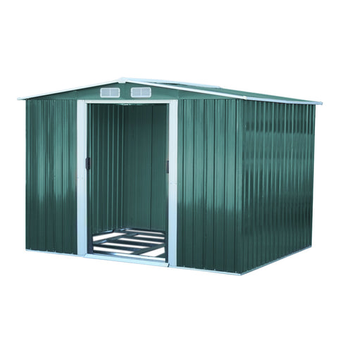 10x8FT Large Metal Garden Tool Storage Shed, GS010001GS010002GS010003GS010004