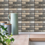 10Pcs Self-Adhesive Wall Tile Stickers, HF070044 (Ver.2)