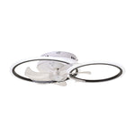 Modern LED Ceiling Light with Fan, LI040042