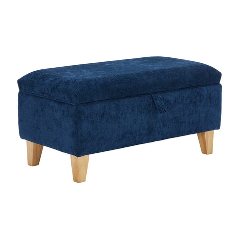 Chenille Upholstered Storage Ottoman, FL050090 (Ver.2)