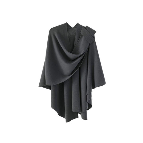 Elegant Cross Front Shawl Wrap, CA300016