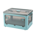 Transparent Folding Storage Box with Wheels, WH1257