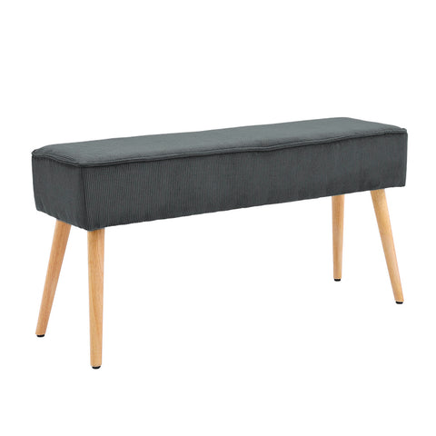 Livingandhome Corduroy Long Bench, ZH1390
