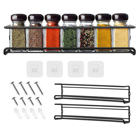 Set of 2 Wall-Mounted Spice Racks, SP2977 (Ver.2)