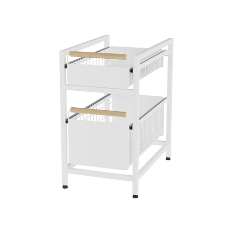 Two-Tier Kitchen Pull-Out Storage Organiser, HM320252 (Ver.2)