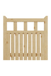 90x90cm Outdoor Wooden Garden Gate Fence Door, AI1443