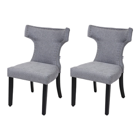 Set of 2 Upholstered Dining Chairs, ZH1783 (Ver.2)