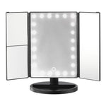 Tri-Fold Makeup Mirror with LED Lights, SW0974