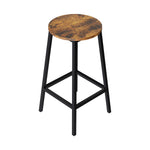 Set of 2 Bar Stools with Footrest, XY0842 (Ver.2)