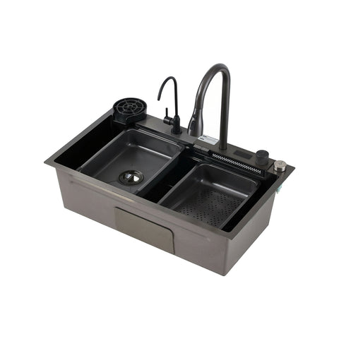 Drop In Kitchen Sink with Pull-out Faucet, MK170003