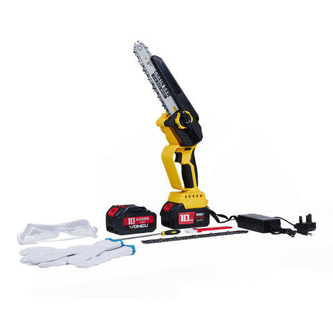 Cordless Gardening Electric Chainsaw with 2 Rechargeable Batteries, ZX0062