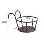 Hanging Railing Plant Pot Holder, SC1364 (Ver.2)