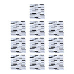 10Pcs Self-Adhesive Marble Pattern Wall Tile Stickers, SW1106