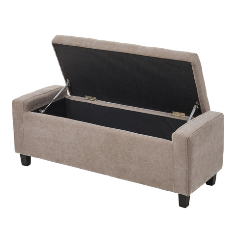 Linen Upholstered Storage Bench, ZH1779