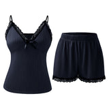2-Piece Ribbed V-Neck Cami Pyjama Set, CC061756 (Ver.2)