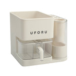 Livingandhome 3-in-1 Kitchen Seasoning Box Spice Rack Knife Block, WZ0088