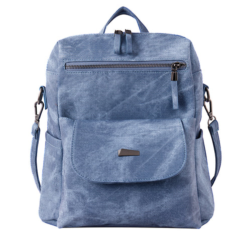 Vintage PU Leather Backpack, JW0018
