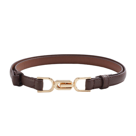 Adjustable Skinny PU Leather Belt, DQ0060