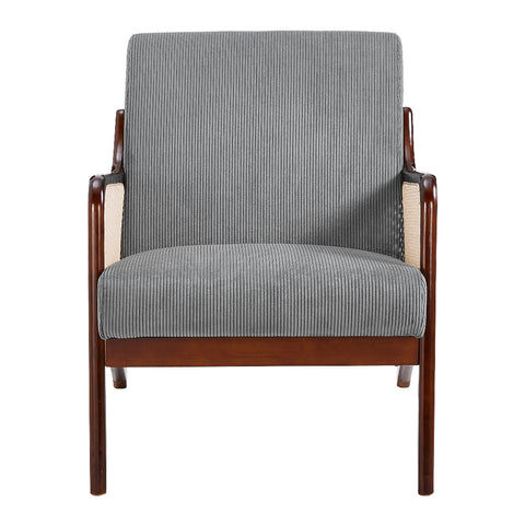 Modern Corduroy Upholstered Accent Armchair, ZH1583