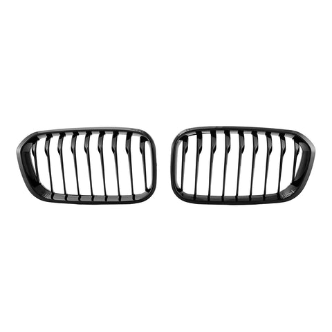Gloss Black Front Grilles for BMW F20/F21 1 Series 2015-2019, UA130023
