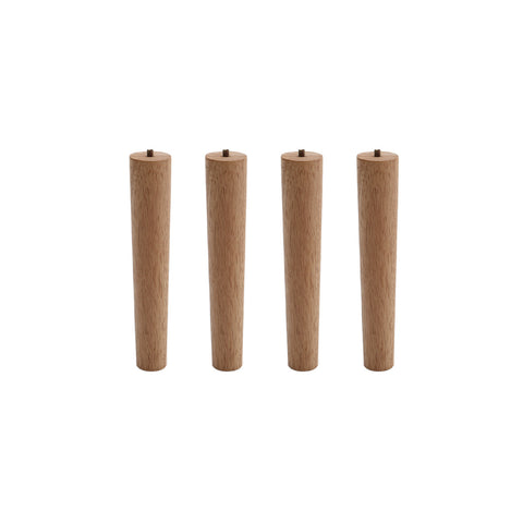 4Pcs Vertical Wooden Furniture Legs, FA250063