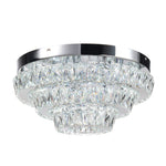 3-layer Stainless Steel K9 Crystal Ceiling Light, LG1774