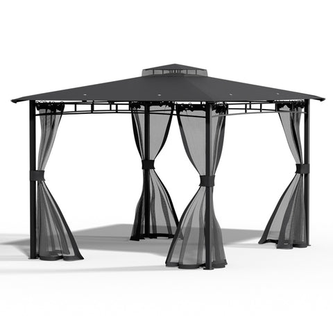 Metal Patio Gazebo with Double Roof, LG1513 (Ver.2)