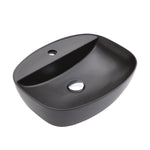 Ceramic Bathroom Sink with Central Drain Set, DM0663