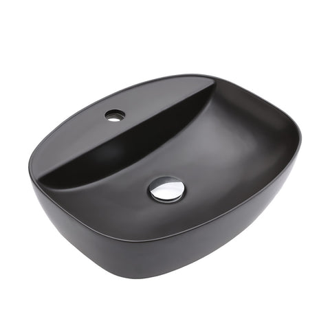Ceramic Bathroom Sink with Central Drain Set, DM0663