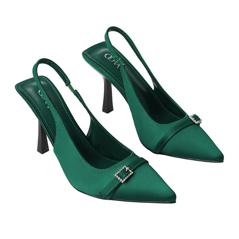 Slingback Pointed Closed Toe Heels Pumps Sandals, CS300166