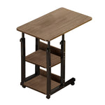 Height Adjustable Mobile Table Overbed Desk with Wheels, SC1899