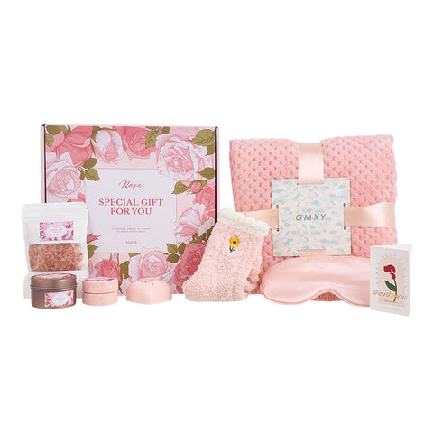 Rose-Scented Spa Bath Gift Set, BW350006