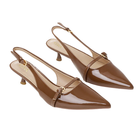Slingback Pointed Closed Toe Heels Pumps Sandals, CS300150