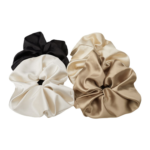 4Pcs Hair Scrunchies Elastics Hair Bands, CA290030 (Ver.2)
