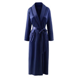 Shawl Collar Long Dressing Gown with Pockets, CC061535 (Ver.2)