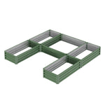 U-shaped Raised Garden Bed with 5 Compartments, PM1812