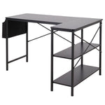 L-Shaped Office Desk with Storage Bag, FO250039