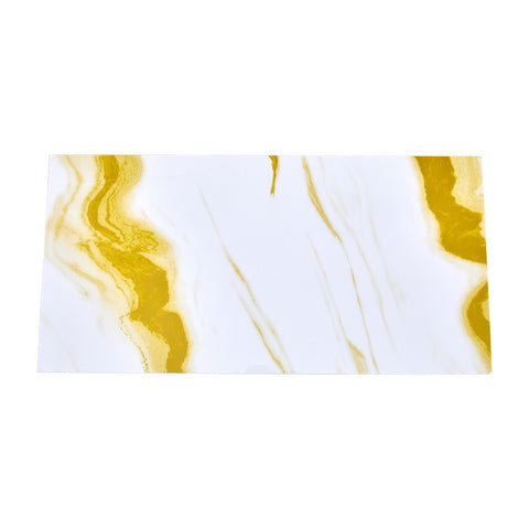 Livingandhome 10pcs Peel and Stick Marble Wall Sticker, SW0947