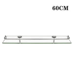 60cm Wandmontiertes Regal aus Glas für Badezimmer, HM320286 (DE)