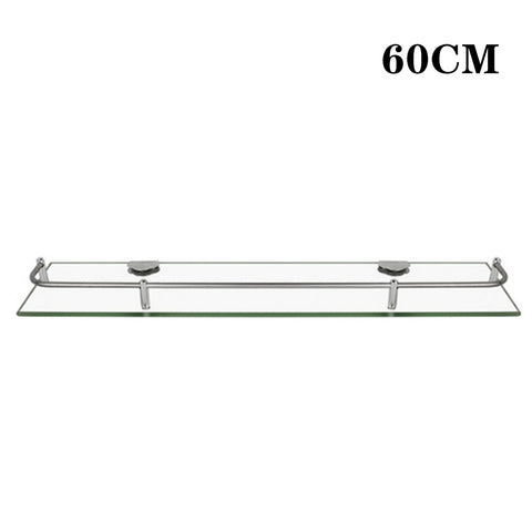 60cm Wandmontiertes Regal aus Glas für Badezimmer, HM320286 (DE)