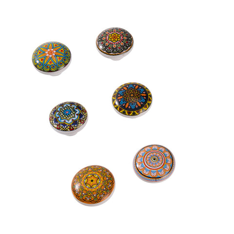 Bohemia Multi-colour Furniture Knobs Set of 6, ZY0106 (Ver.2)