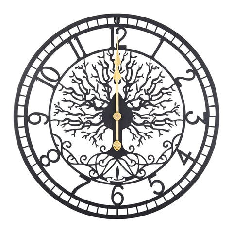 Metal Minimalist Arabic Numerals Wall Clock, HF070121 (Ver.2)