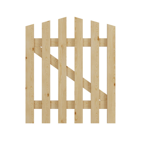 76x90cm Outdoor Wooden Garden Gate Fence Door, AI1429