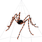 Giant Halloween Outdoor Spider Web Decoration with Scary Spider, IF540090