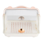 Portable Baby Bottle Drying Rack Storage Box with Dual Flip-Up Covers, HD090001 (Ver.2)