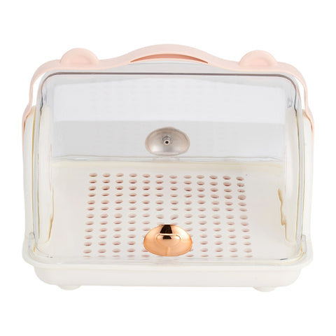 Portable Baby Bottle Drying Rack Storage Box with Dual Flip-Up Covers, HD090001 (Ver.2)