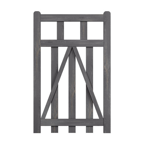76x120cm Outdoor Wooden Garden Gate Fence Door, AI1460